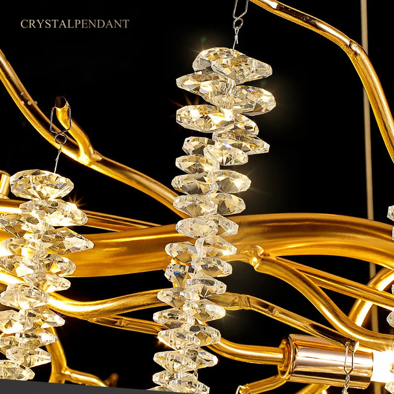 Crystal Tassel Chandelier