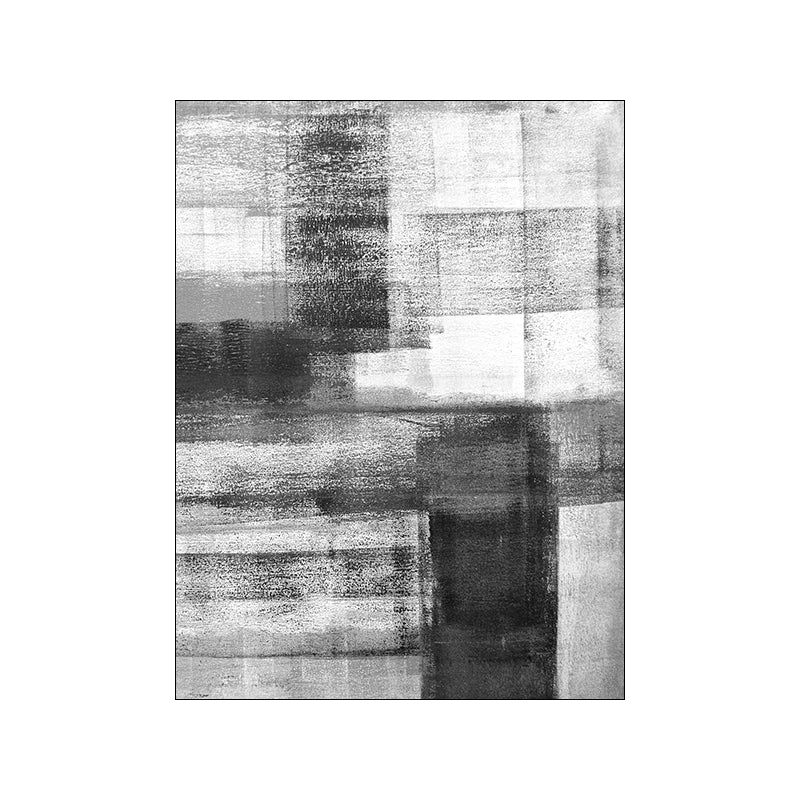 Black and White Abstract Canvas Art