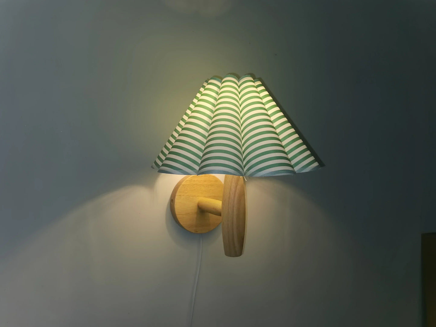 Pleated Umbrella Wall Sconce