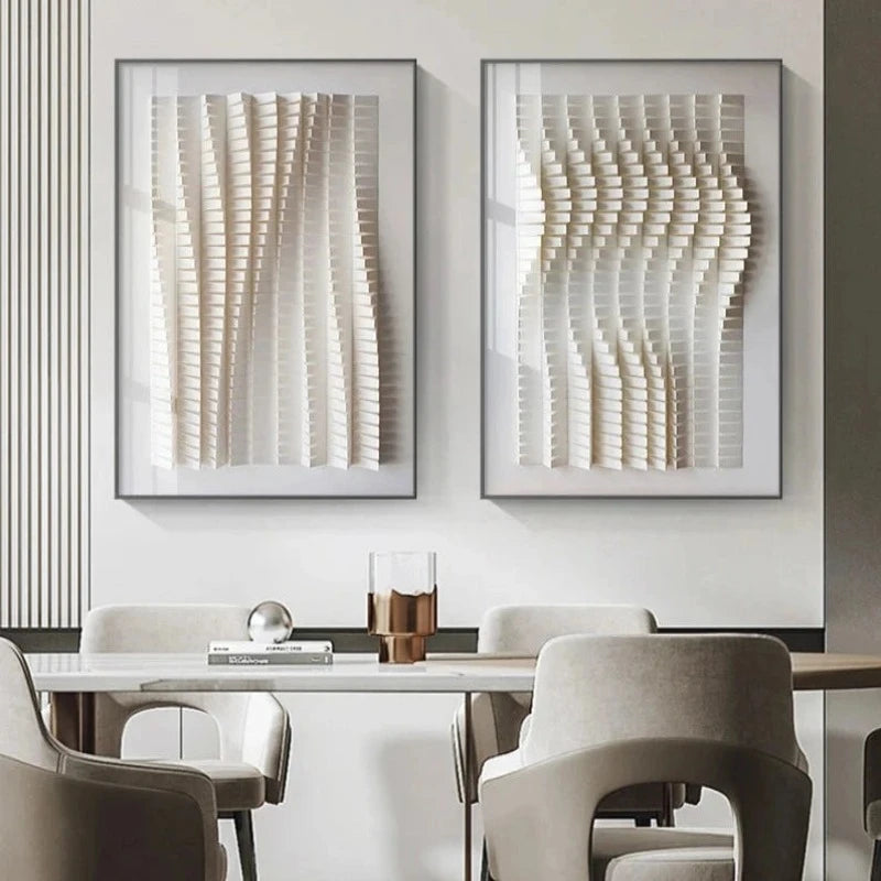 Modern 3D Geometric Wall Art