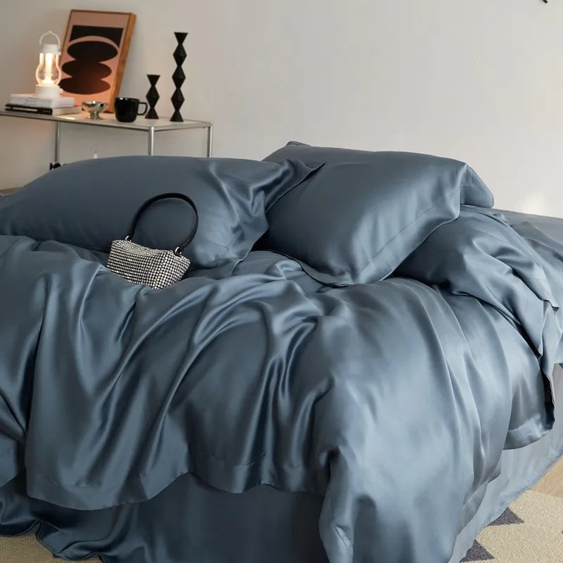 Relaxing eucalyptus bedding set, ideal for creating a serene atmosphere in your bedroom.