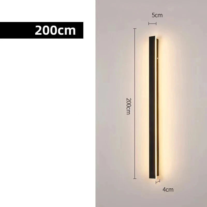 Illuminating urban space at night with UrbanGlow Aluminum Wall Lamp's modern exterior wall lights.