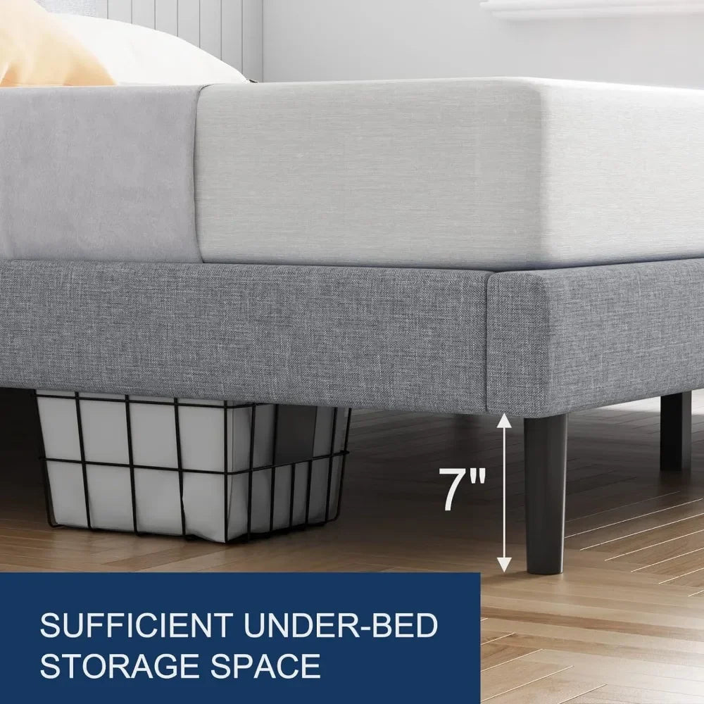 GrayRest King Bed Frame