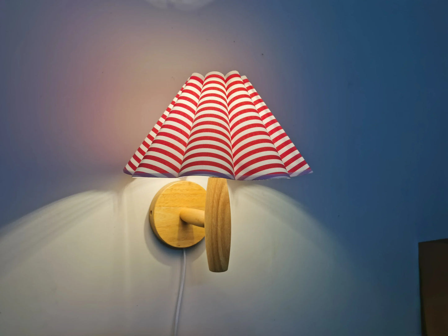 Pleated Umbrella Wall Sconce