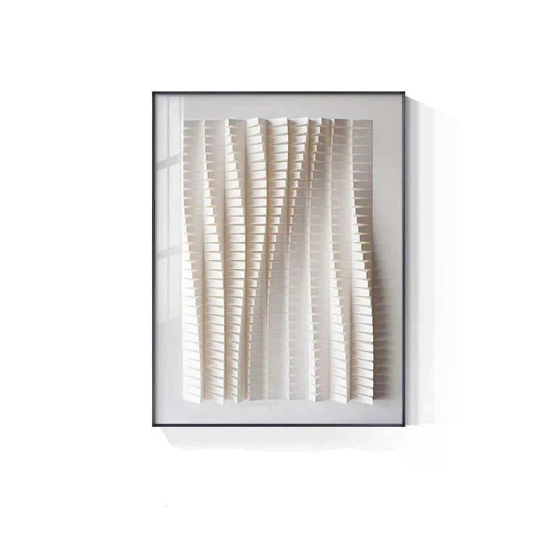 3D Geometric Canvas Art