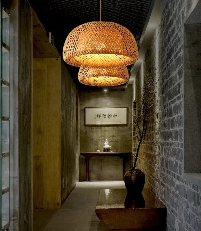 Handmade Bamboo Chandelier