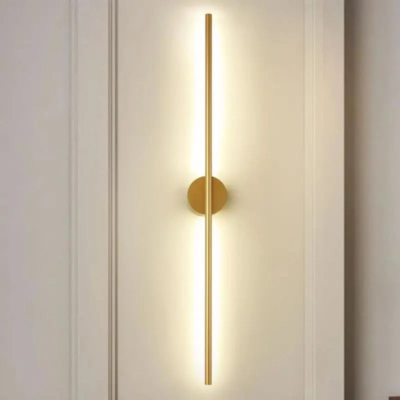 Minimalist Long Linear Rod Wall Sconces Set