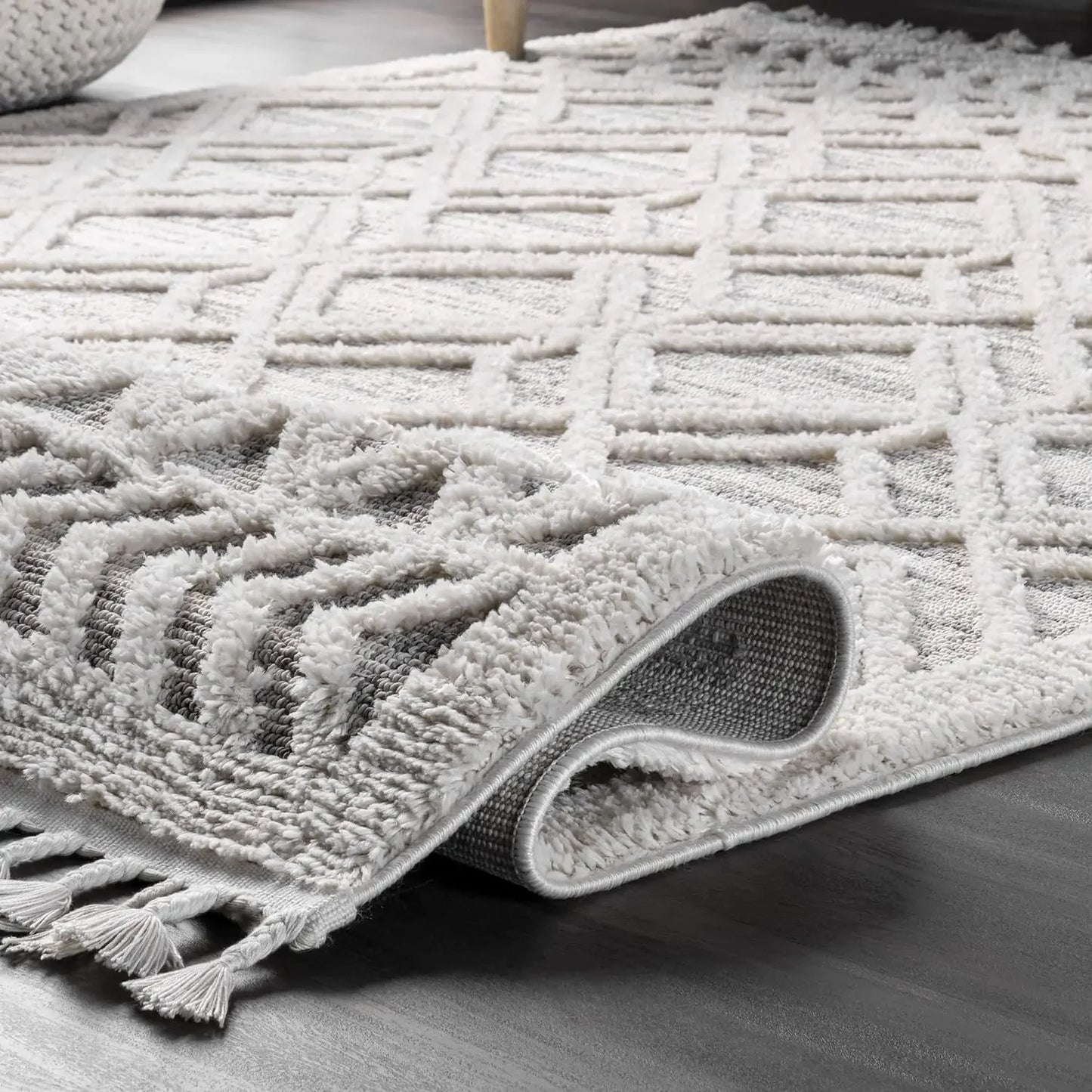 Ansley Moroccan Tassel Area Rug