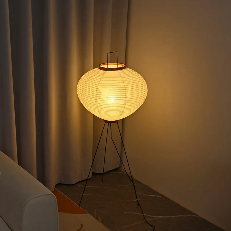 Japanese Lantern Rice Paper Floor Lamp