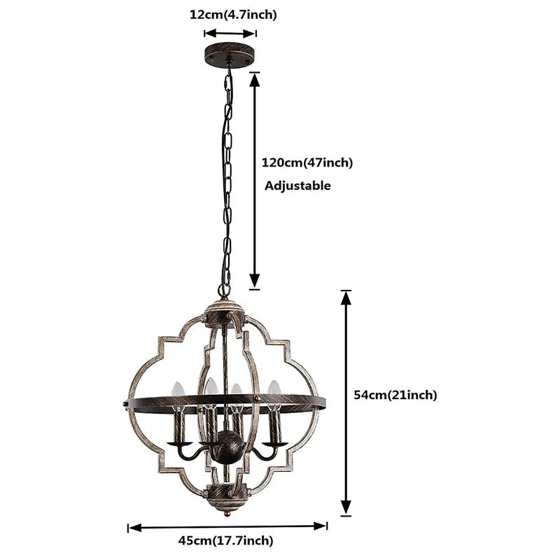 Vintage Rustic Chandelier