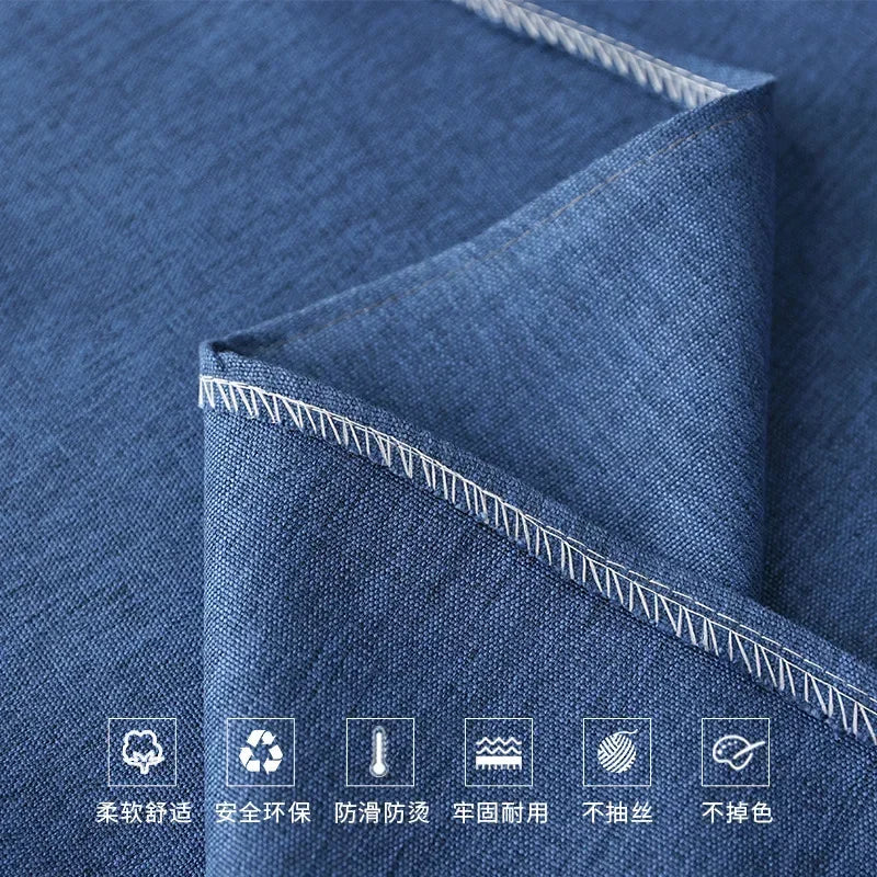 Round Linen Tablecloth