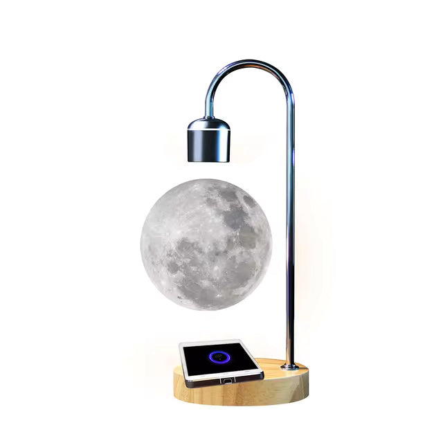 Levitating Bulb Moon Table Lamp