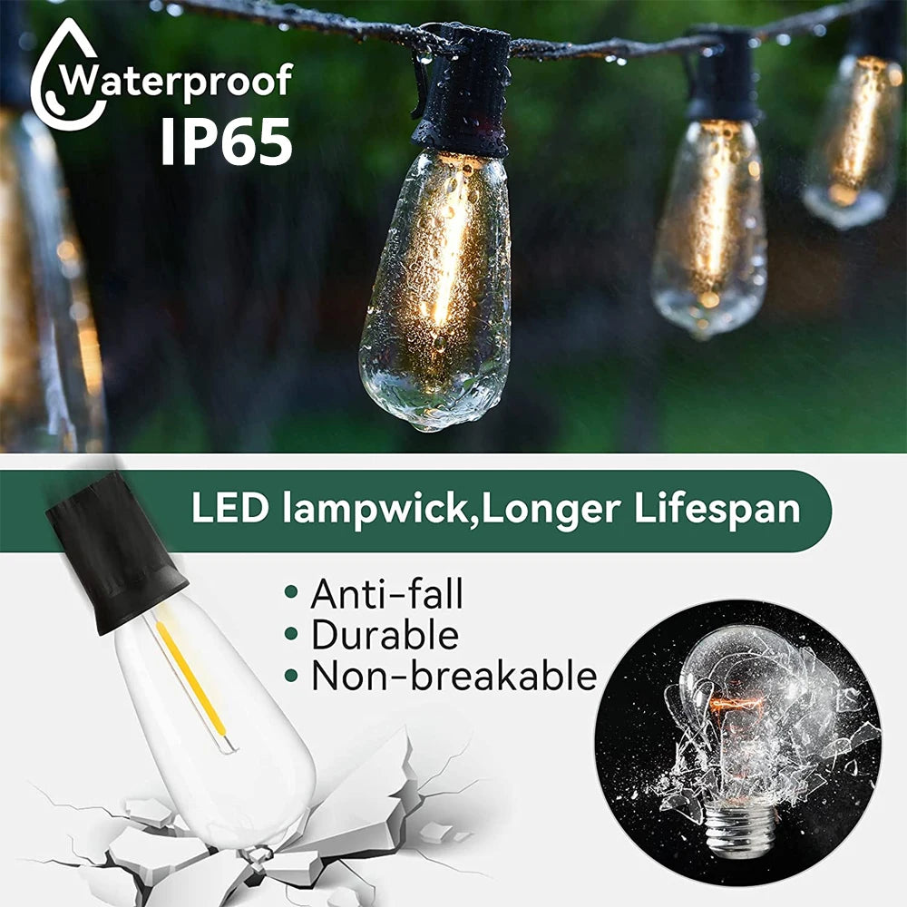 Outdoor Solar String Lights