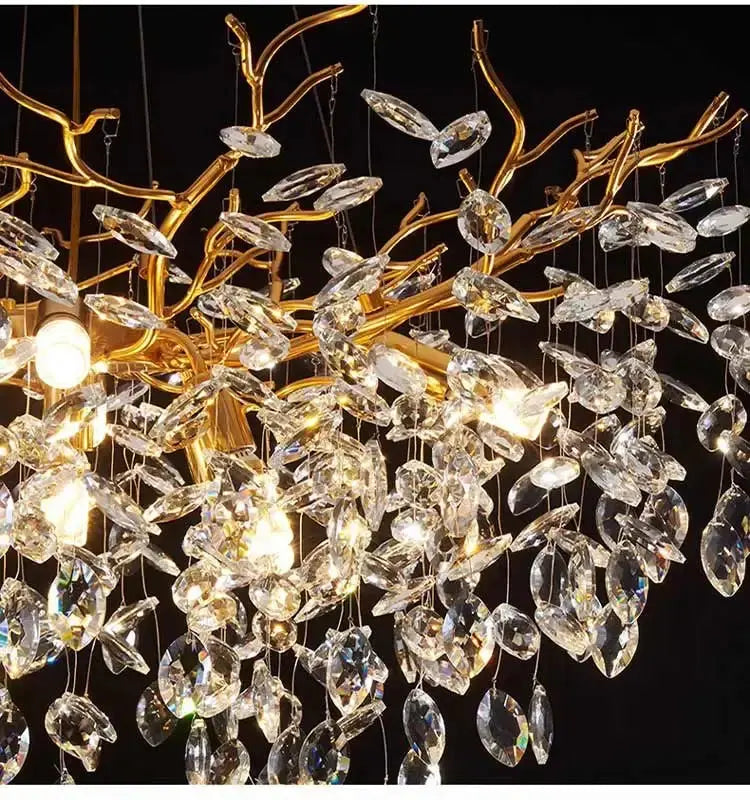Flower Romantic Luxury Crystal Chandelier - Decorstly
