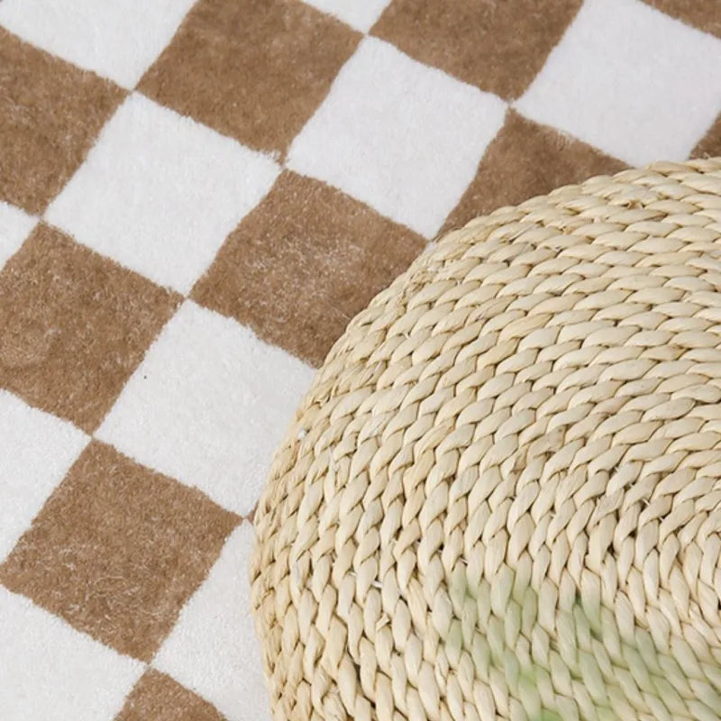 Minimalist Checkerboard Carpet Rug