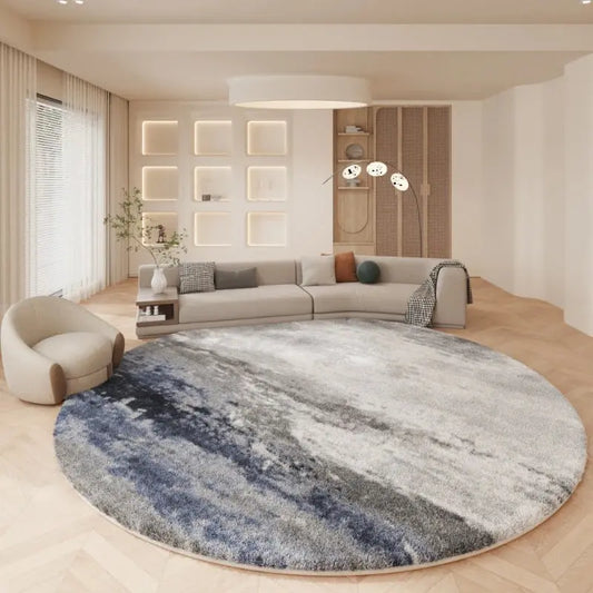 Abstract Round Carpet Rug - Decorstly