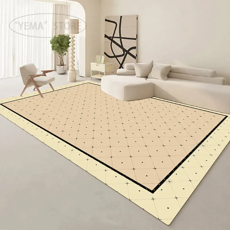 Stripe Plaid Large Carpet