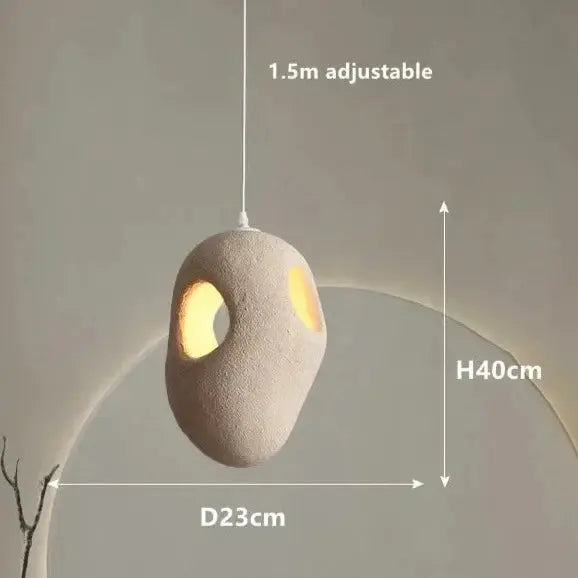 Aurora Glow Pendant Lamp: Sleek round hanging lamp with modern design.