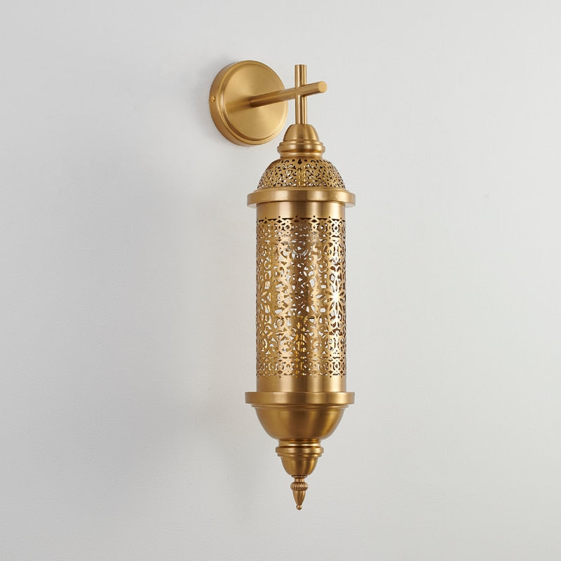 Golden Moroccan Wall light
