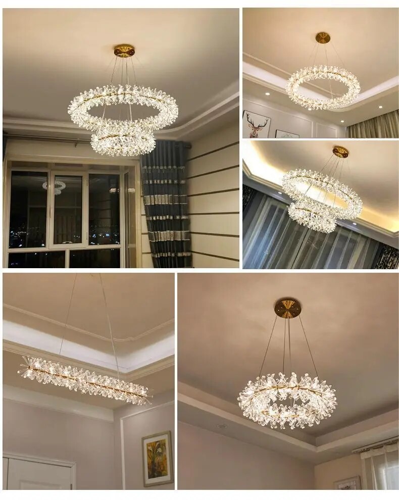 Nordic Crystal Chandelier