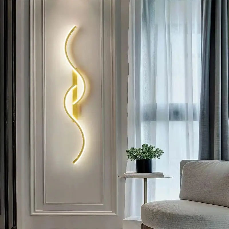 Modern Curve LED Wall Sconce