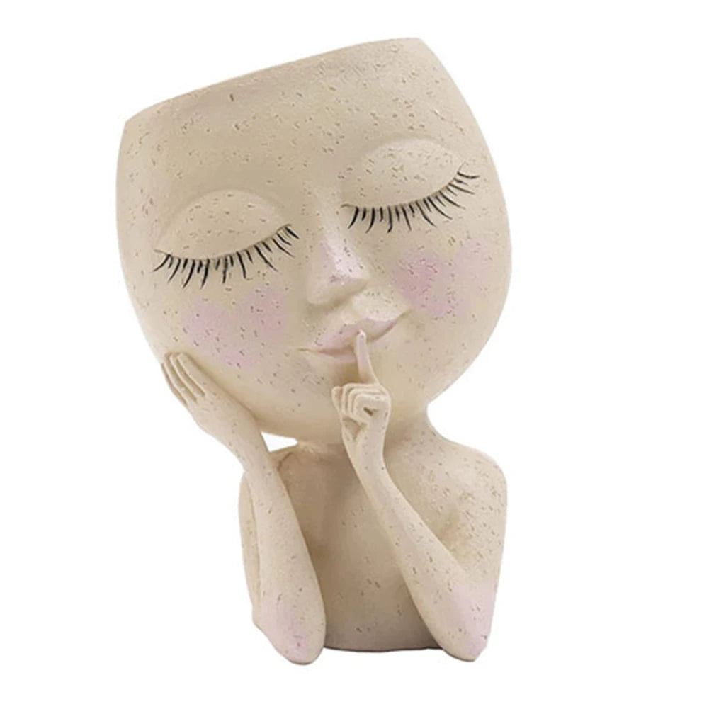 Flora Face Succulent Planter