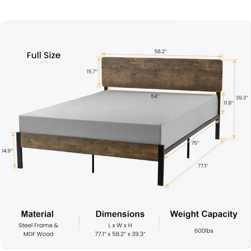 ClassicWood Rustic Bed Frame
