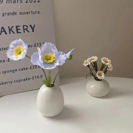 Nordic Hydroponics Ins Mini Ceramic Vases - Decorstly