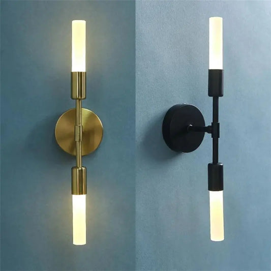 Minimalist Double Heads Wall Sconce - Decorstly