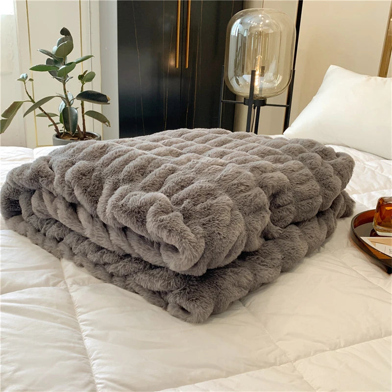 Faux Fur Throw