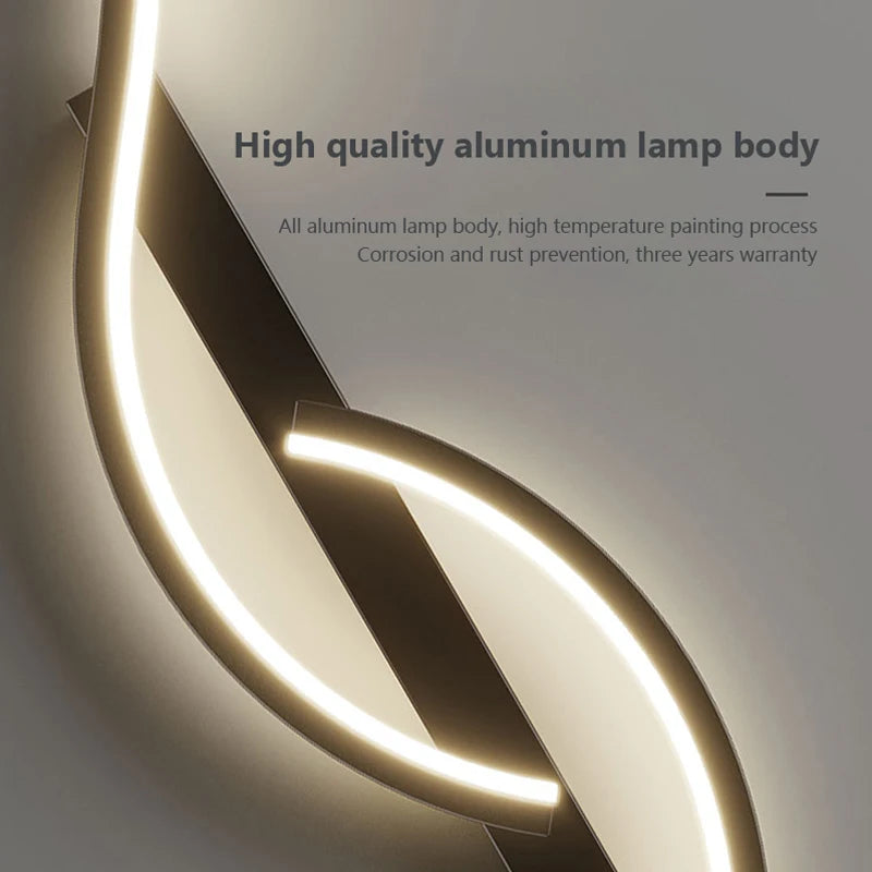 Modern Curve LED Wall Sconce