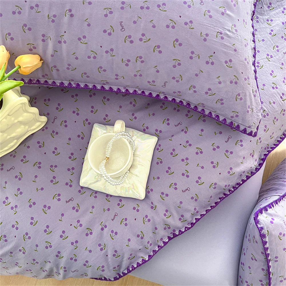 Violet Bliss Duvet Cover Set