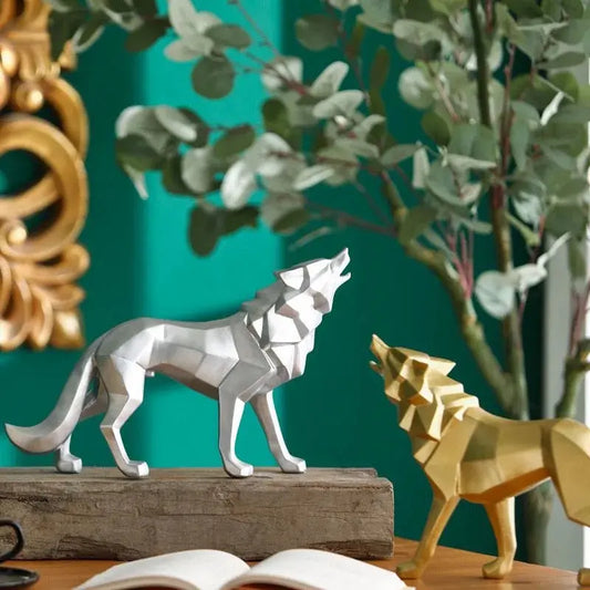 Nocturnal Wolf Tabletop Art - Decorstly
