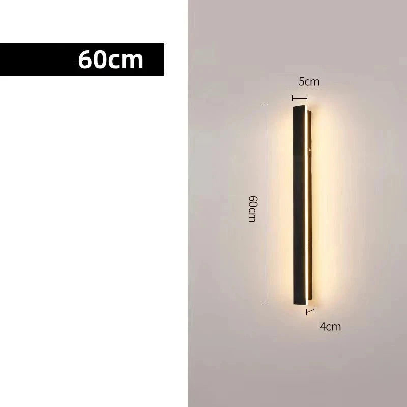 UrbanGlow Aluminum Wall Lamp adding a modern touch to exterior wall lights.