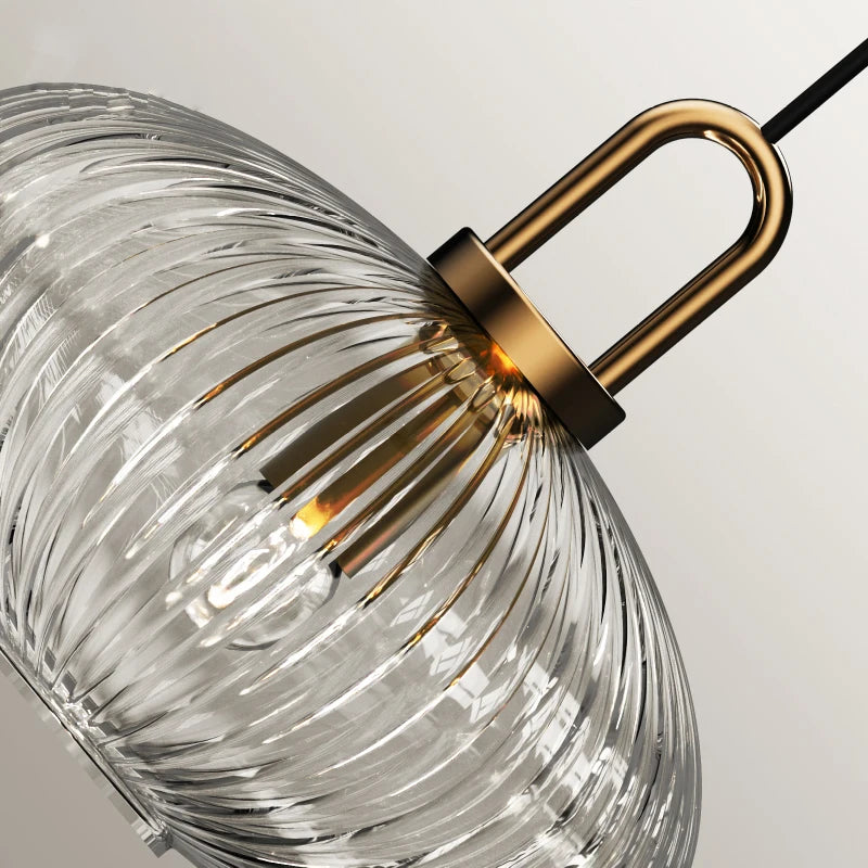 Simple Clear Glass Pendant Lamps