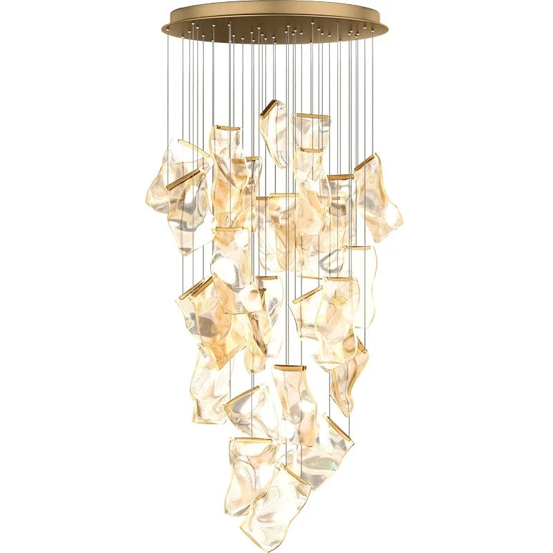 Crystal Cascade Chandelier