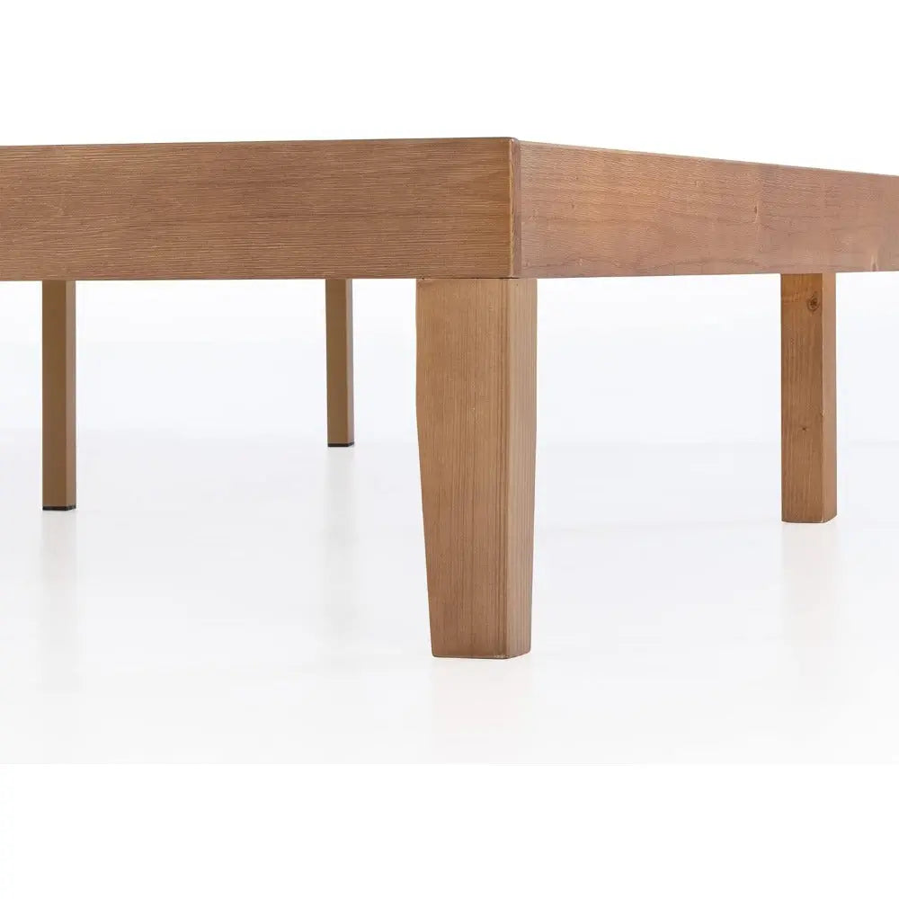 Simple Solid Wood Platform Bed Frame - Decorstly