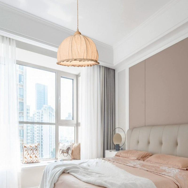 Vintage Fabric Linen Chandelier