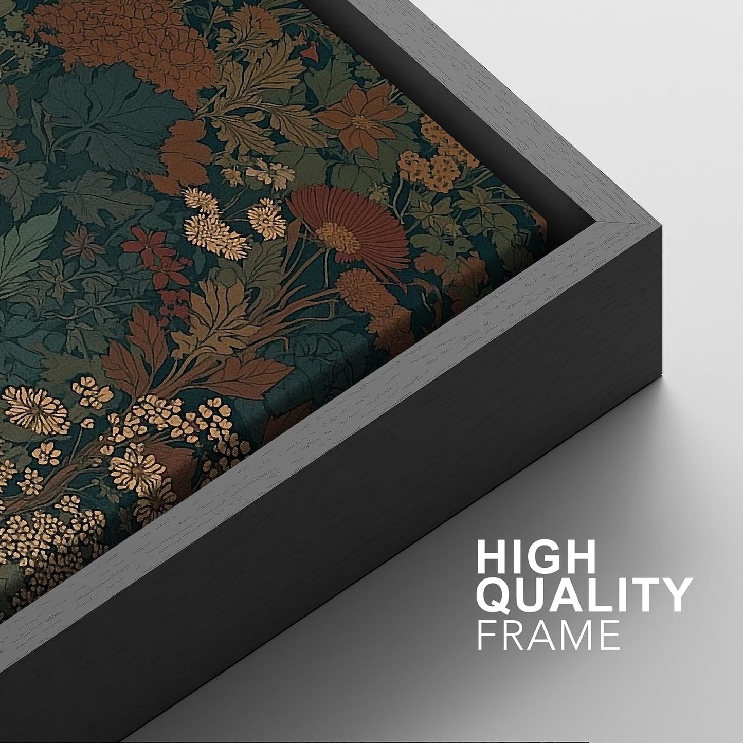 Vintage Botanical Floral Canvas Art Set