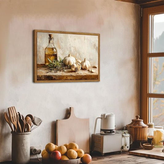Vintage Kitchen Canvas Art