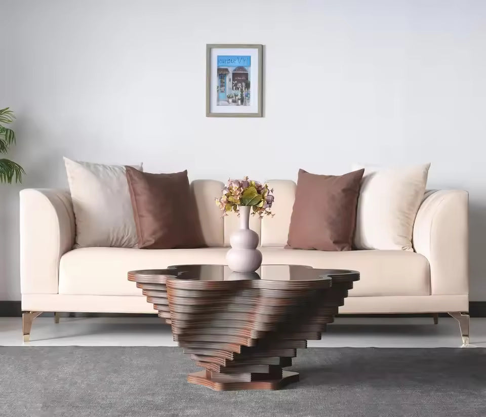 Walnut Veneer Coffee Table