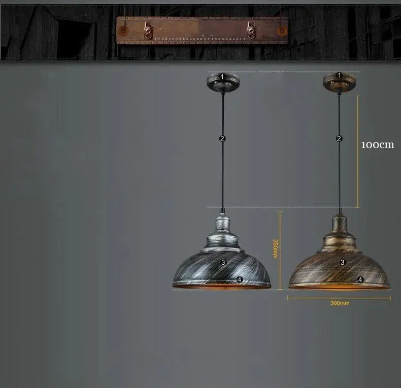 Midnight Shine Vintage Pendant Lamp - Decorstly