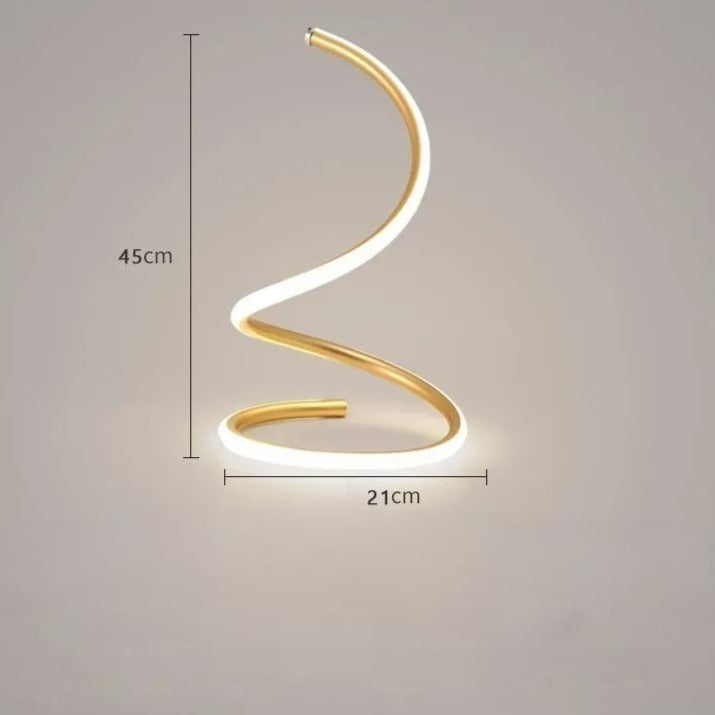 SpiralGlow LED Table Lamp