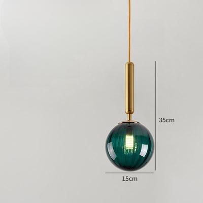 Glass Ball Kitchen Island Pendant Light