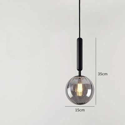 Glass Ball Kitchen Island Pendant Light