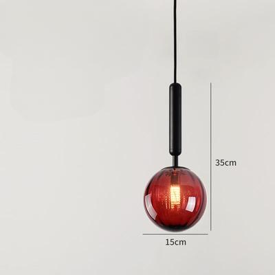Glass Ball Kitchen Island Pendant Light