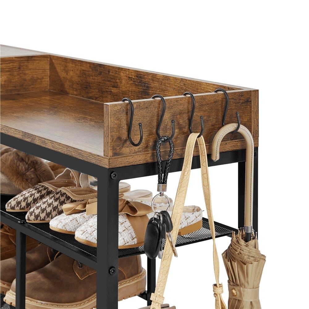 shoe rack with hanging hook