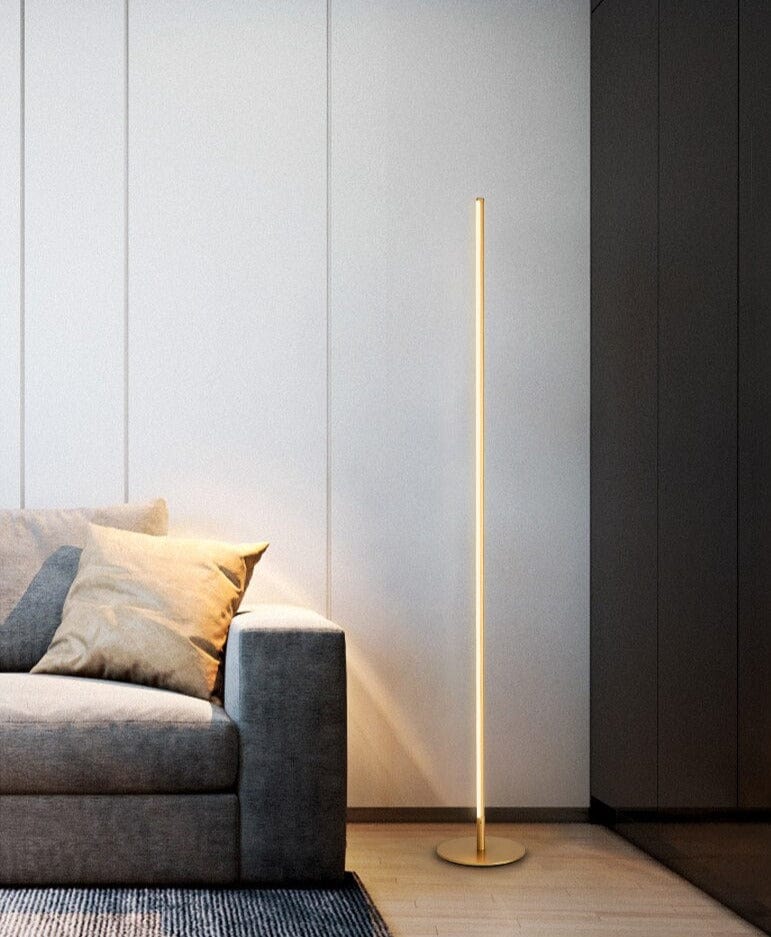 modern black and Gold Floor Lamp