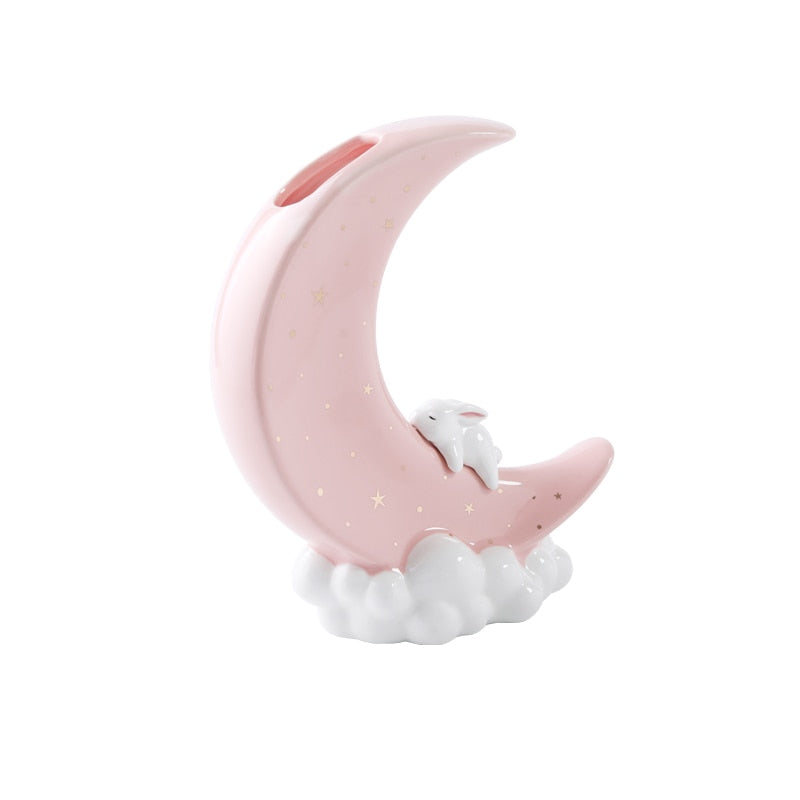 pink moon vase