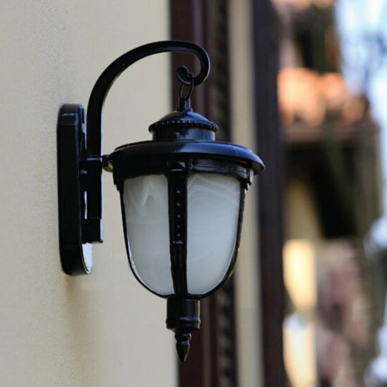 black vintage sconce